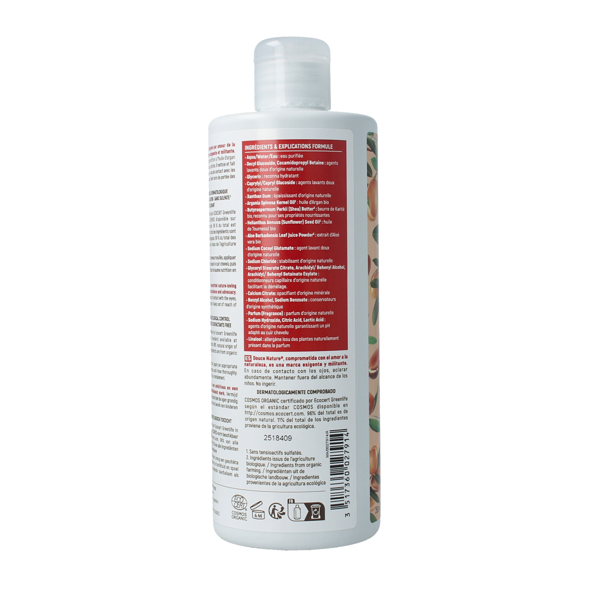 Douce Nature Shampoo arganolie voedend 350.00 Milliliter