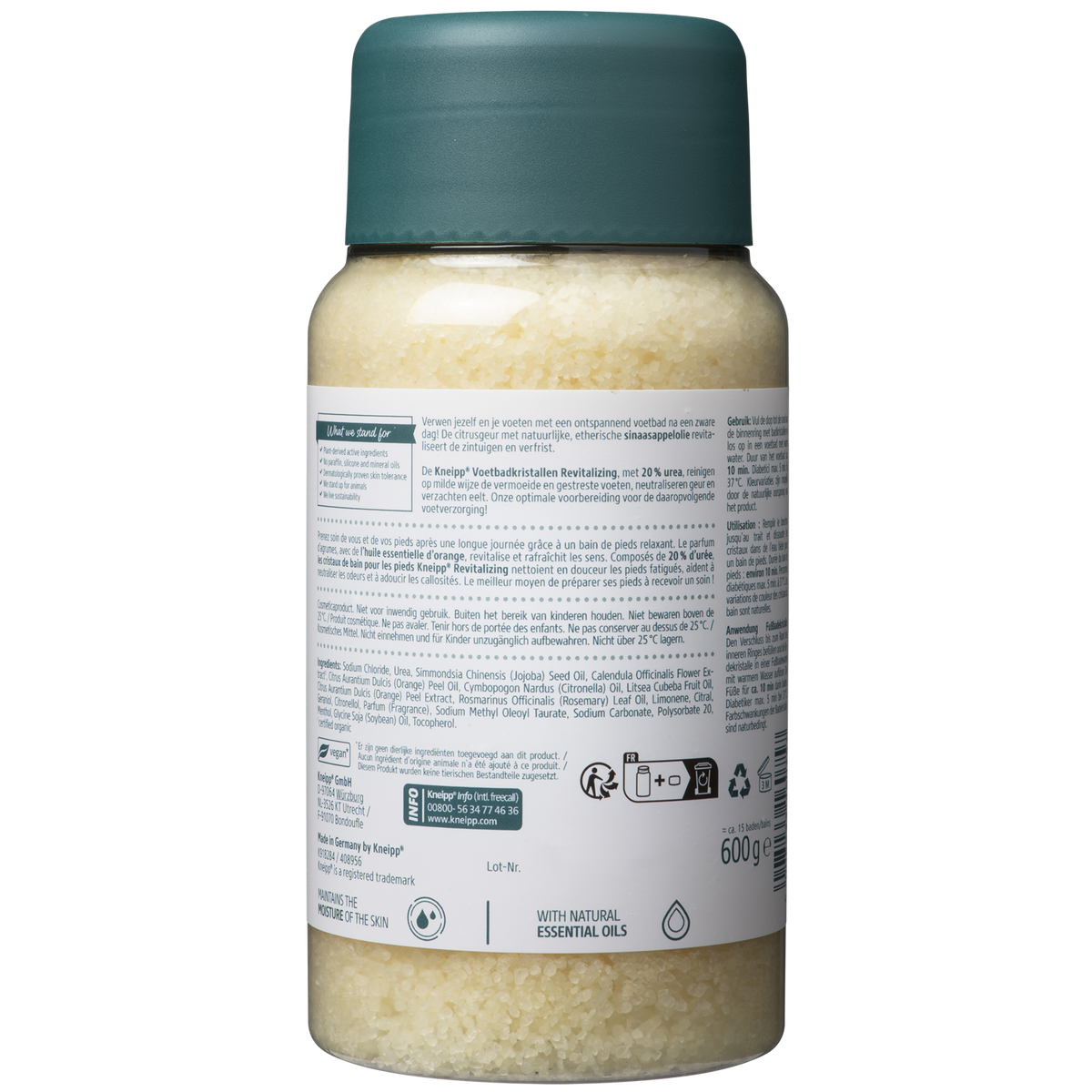 Kneipp Voetbadkristallen Revitalizing 600.00 Gram