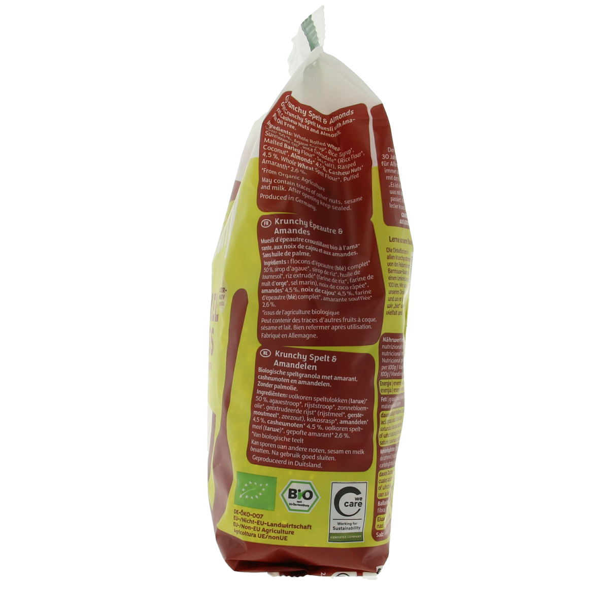 Barnhouse Amaranth spelt-noten krunchy 375.00 Gram