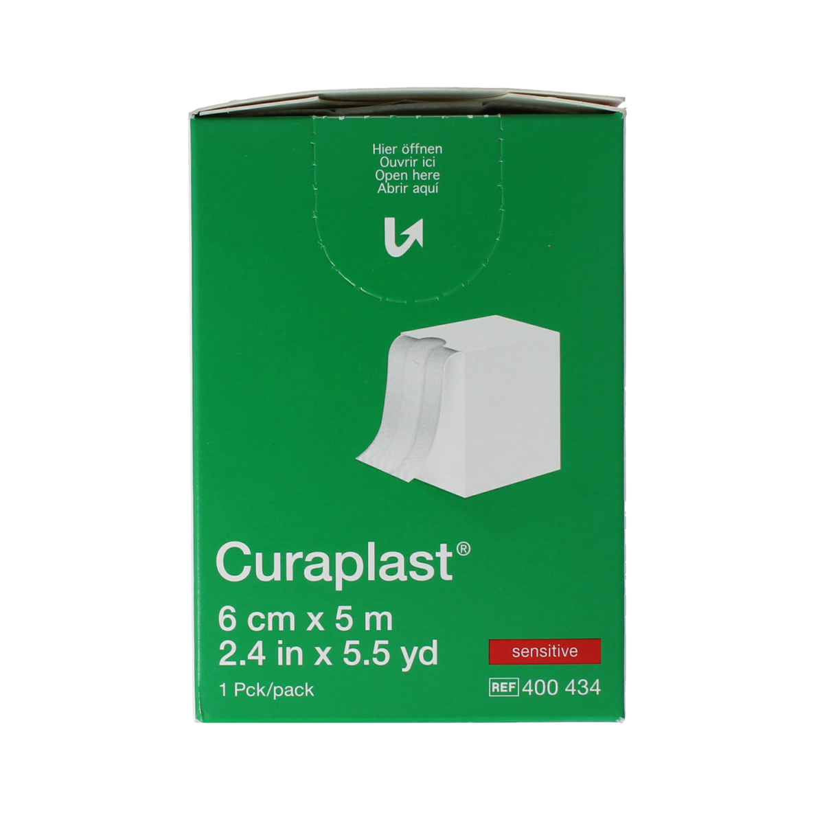 Curaplast Sensitive wondpleister 6cm x 5m 1.00 Rol