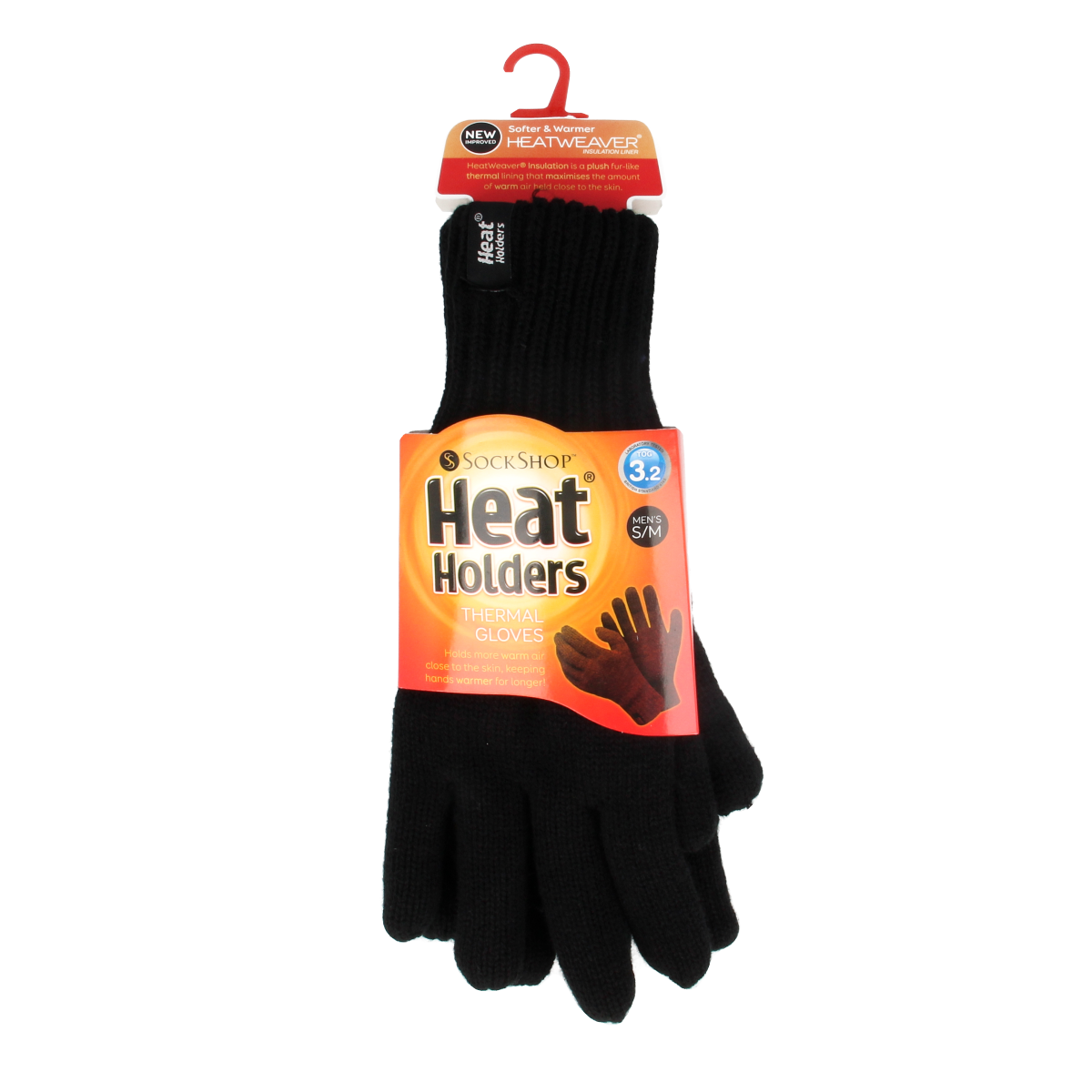 Heat Holders Flat knit gloves S/M black 1.00 Paar