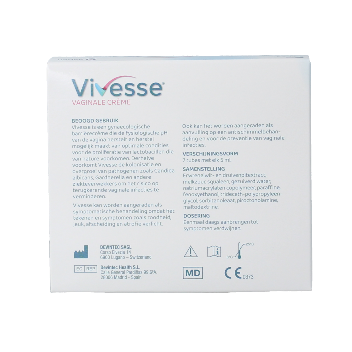 Vivesse Vaginale creme 5.00 Milliliter