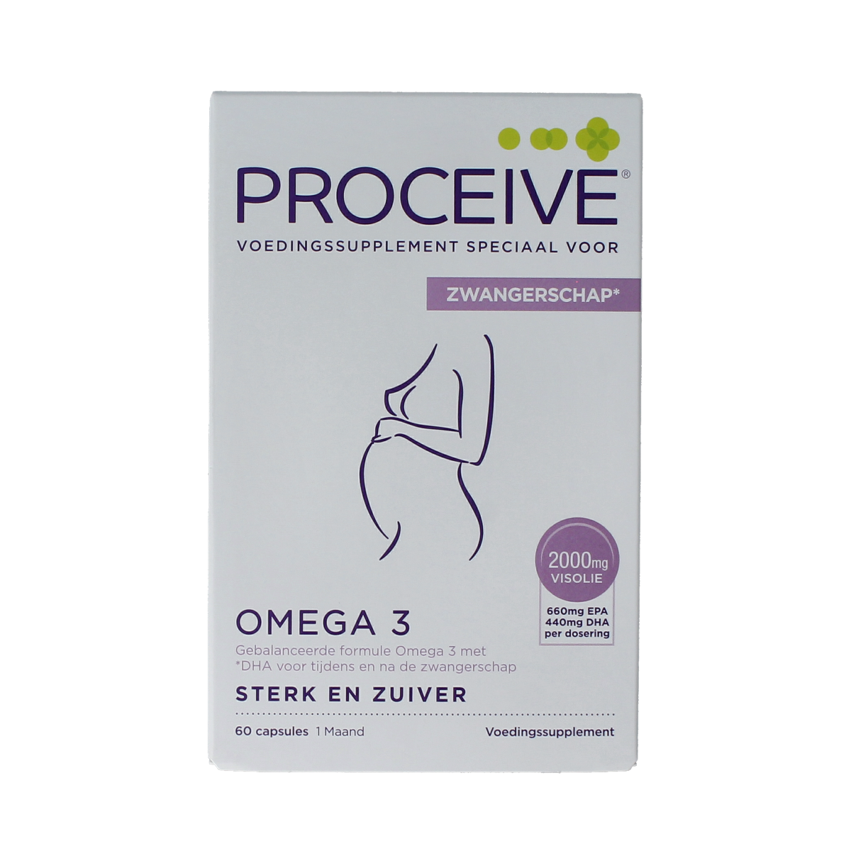 Proceive Kinderwens & zwangerschap omega 3 60.00 Capsules