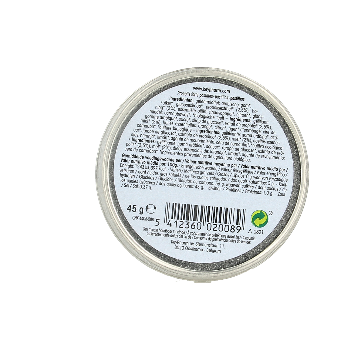 Physalis Propolis forte pastilles bio 45.00 Gram