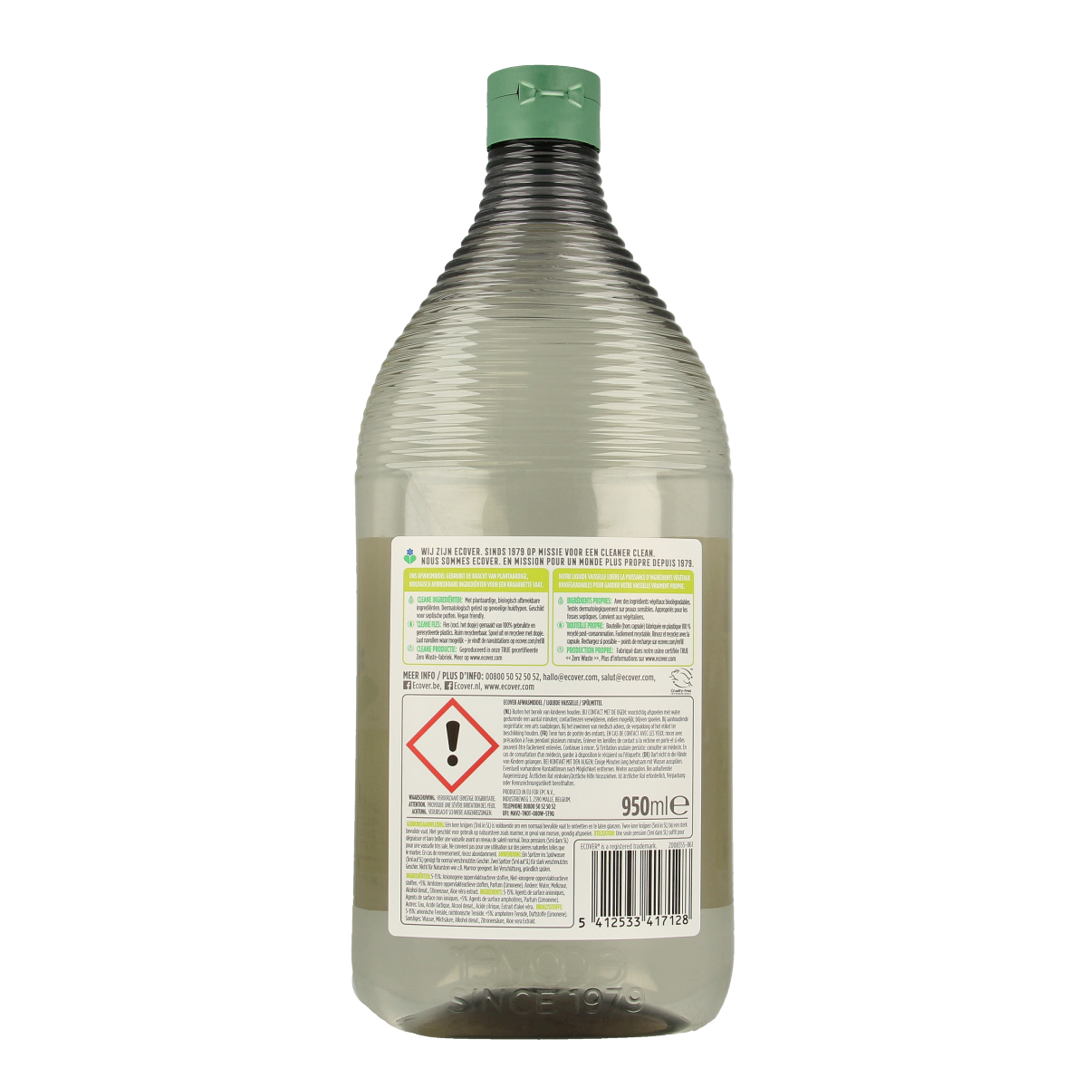 Ecover Afwasmiddel citroen & aloe vera 950.00 Milliliter