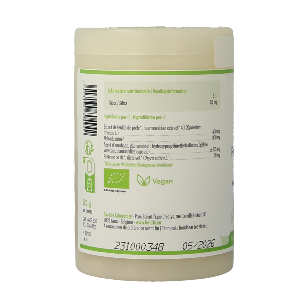 Be-Life Heermoes bio 60.00 Capsules