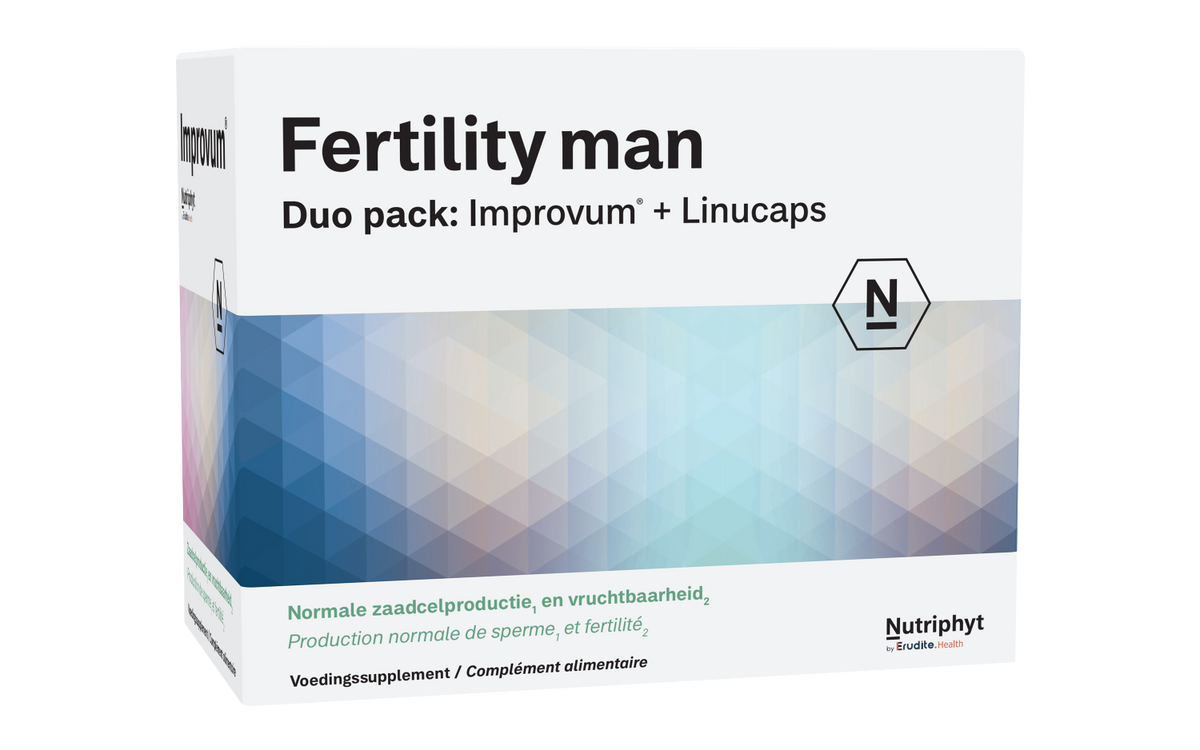 Nutriphyt Fertility man duo 2 x 60 capsules 120.00 Capsules