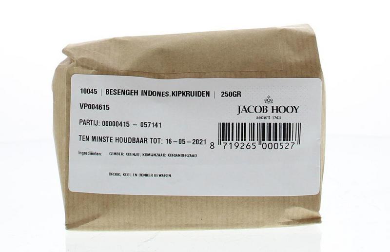 Jacob Hooy Besengeh Indonesische kipkruiden 250.00 Gram