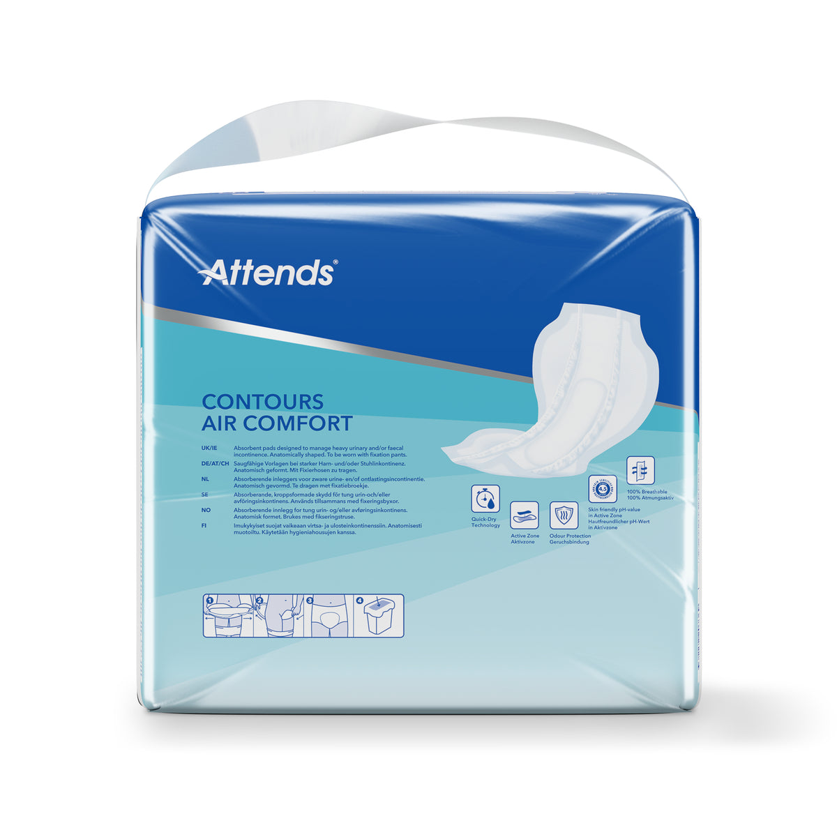 Attends Contours air comfort 10 21.00 Stuks