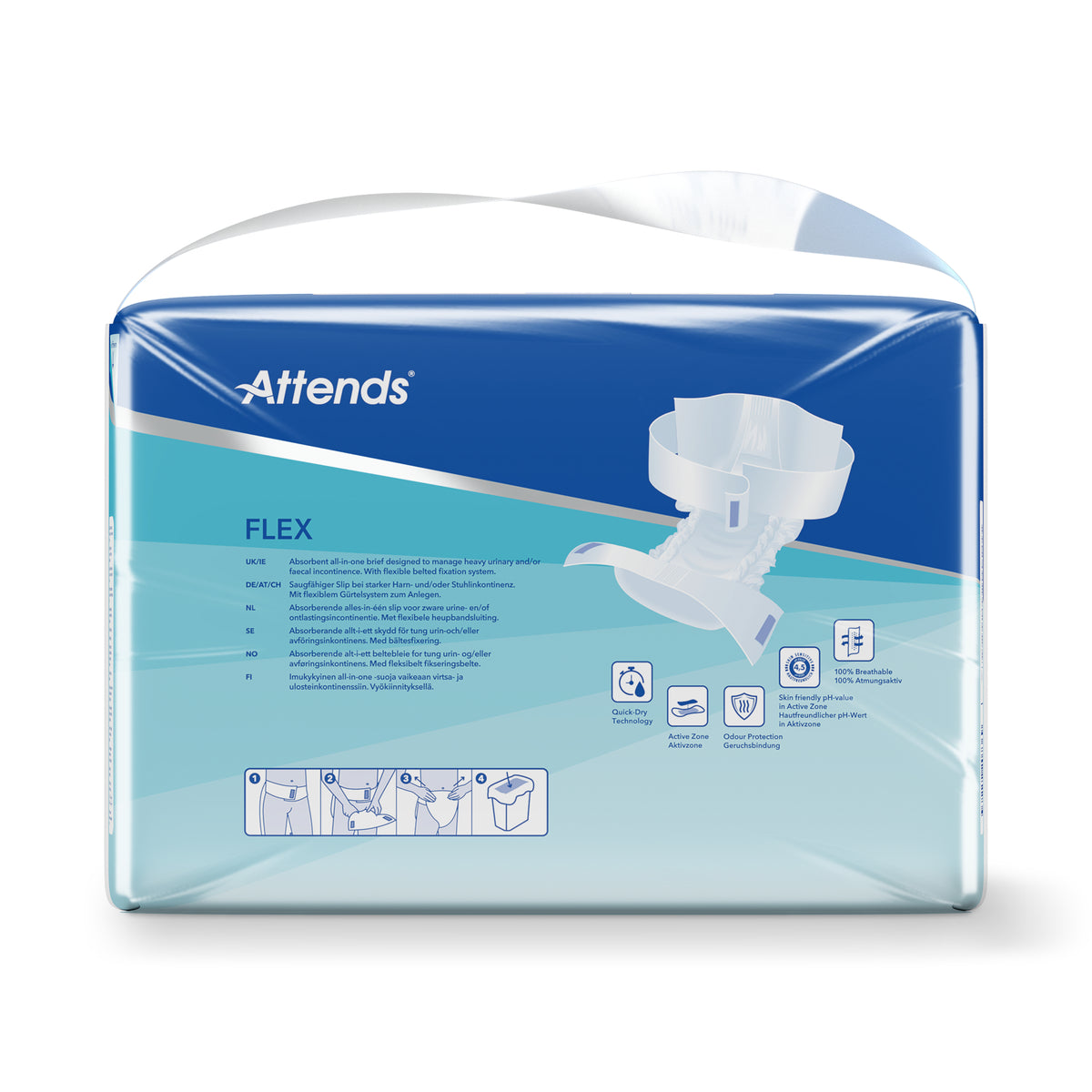 Attends Flex 10 maat XL 100-155cm 20.00 Stuks
