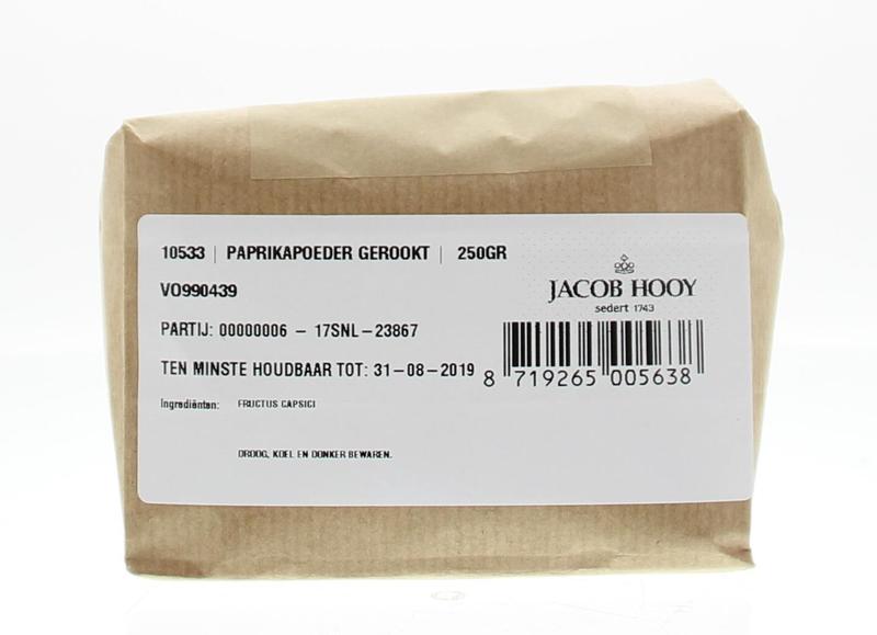 Jacob Hooy Paprika gerookt 250.00 Gram