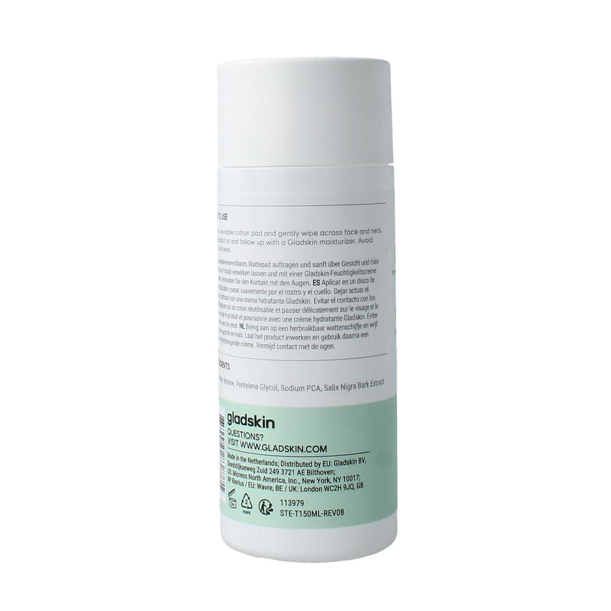 Gladskin Tonic gentle touch 150.00 Milliliter