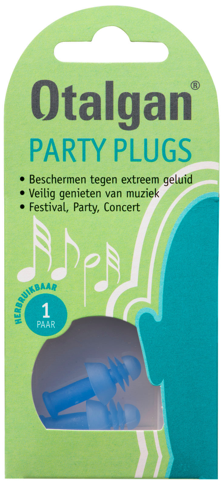 Otalgan Party plugs 1.00 Paar