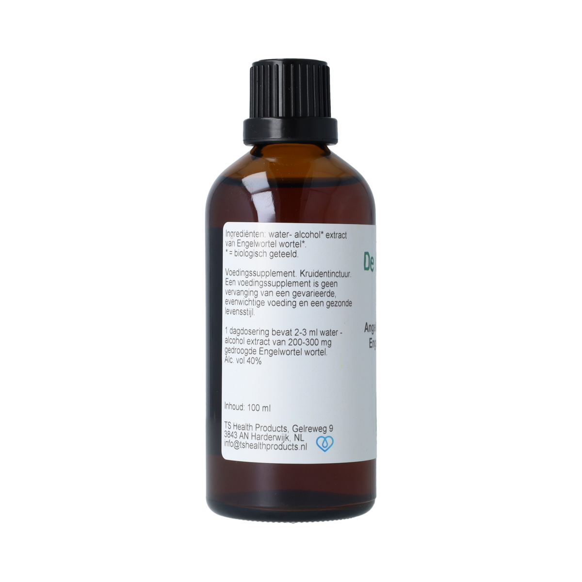 De Cruydhof Angelica officinalis/engelwortel tinctuur bio 100.00 Milliliter