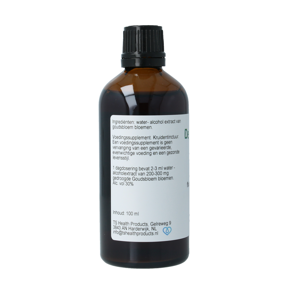 De Cruydhof Calendula officinalis fl / goudsbloem tinctuur 100.00 Milliliter