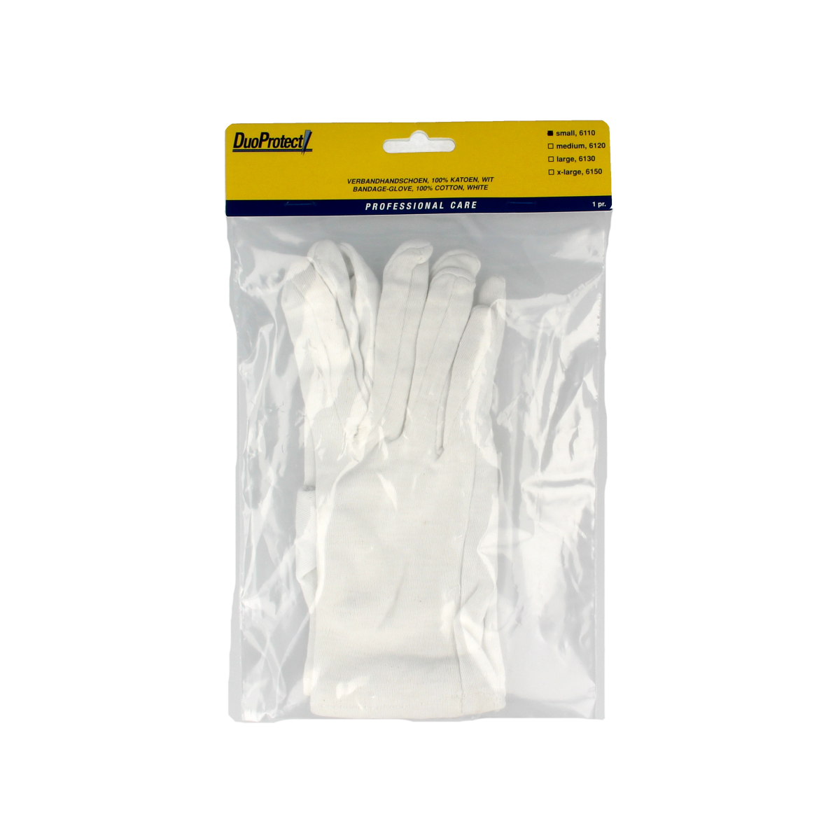 Duoprotect Handschoen katoen S 1.00 Paar