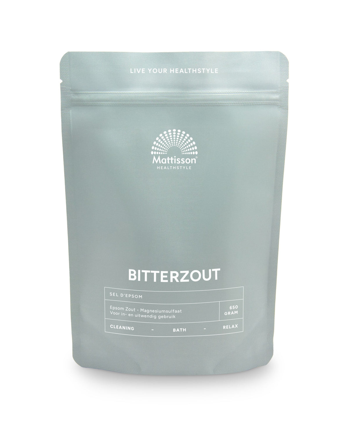 Mattisson Bitterzout epsom zout magnesiumsulfaat 650.00 Gram