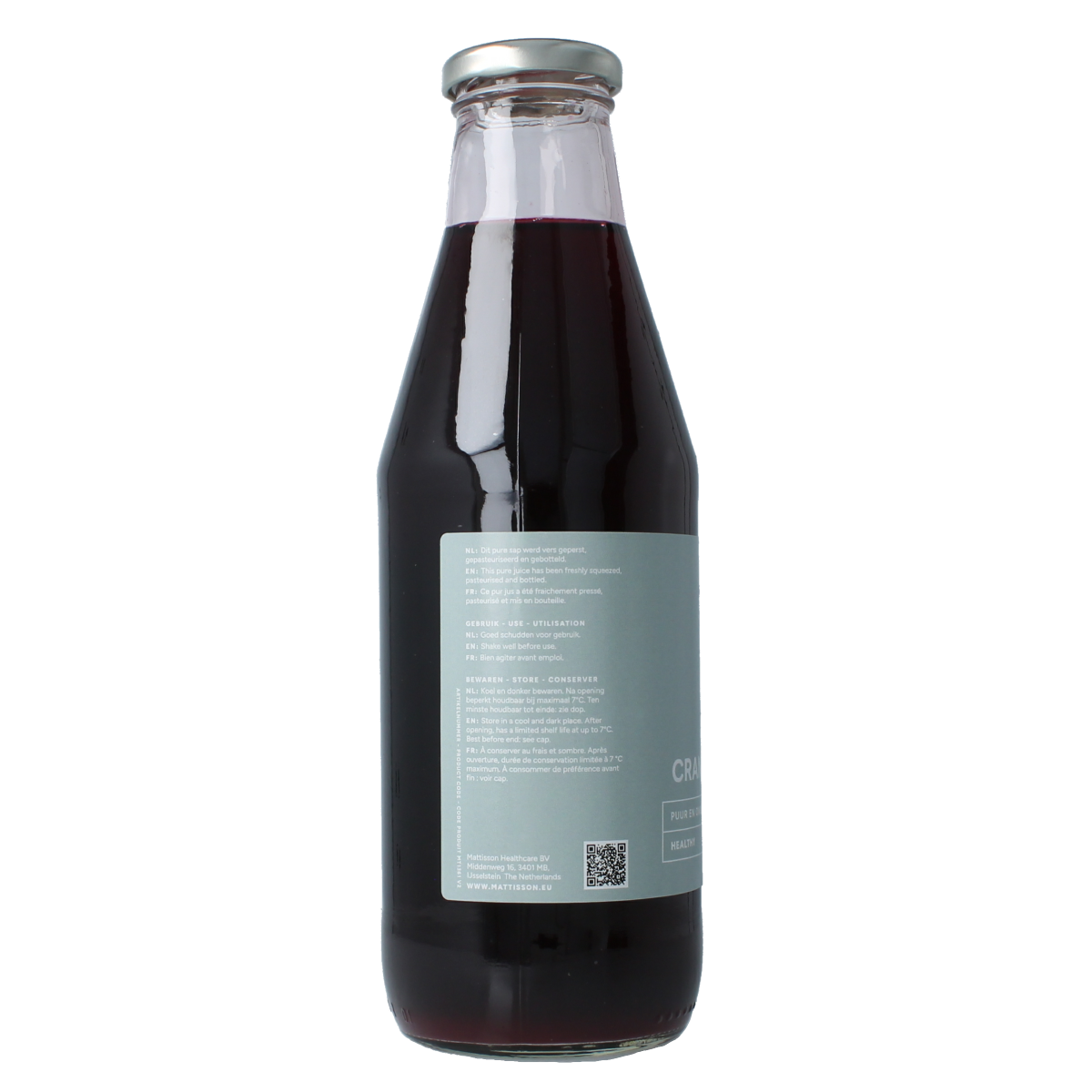 Mattisson Cranberrysap bio 750.00 Milliliter