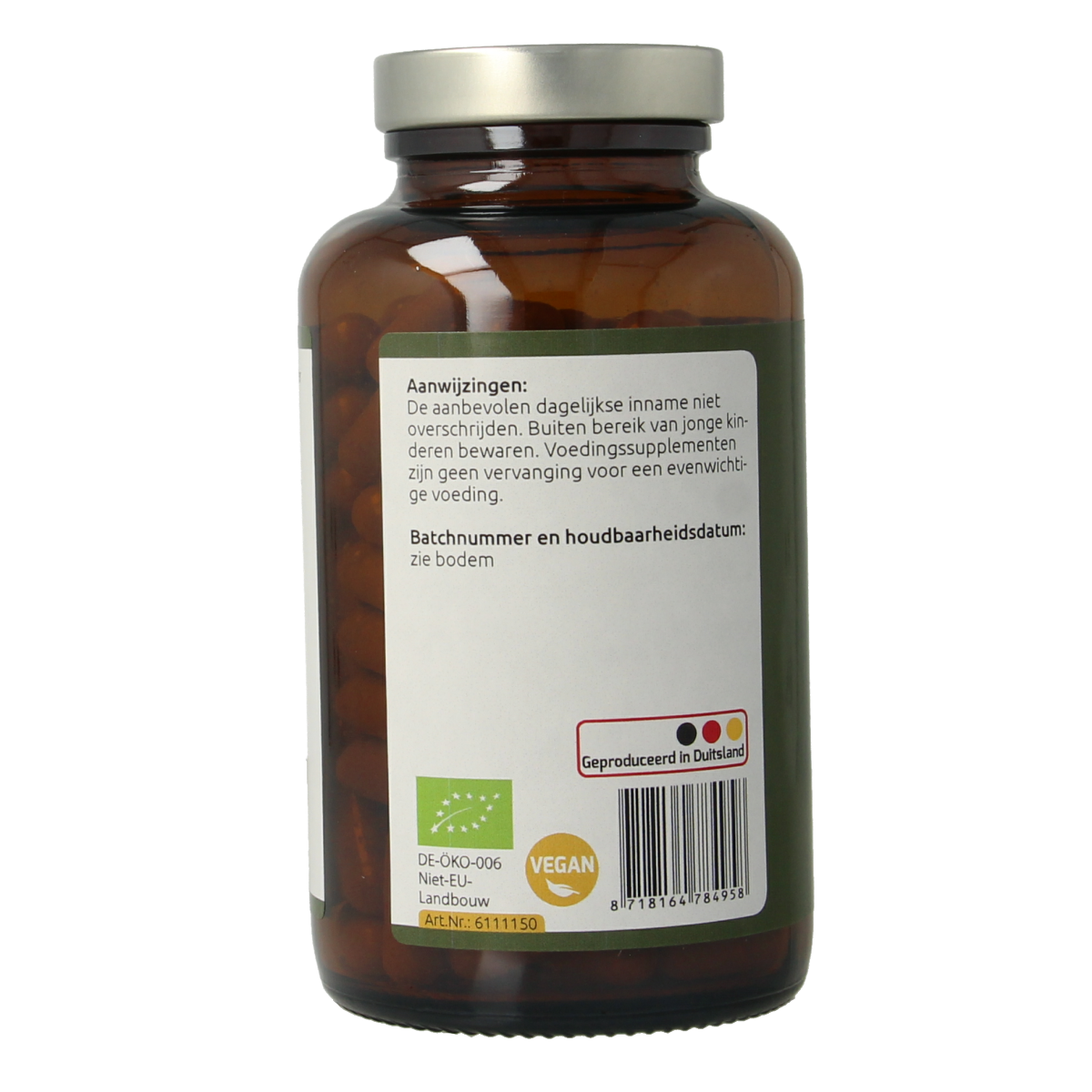 Hanoju Reishi paddenstoelen bio 150.00 Vegetarische capsules