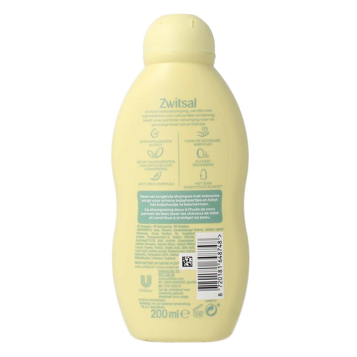 Zwitsal Shampoo 200.00 Milliliter