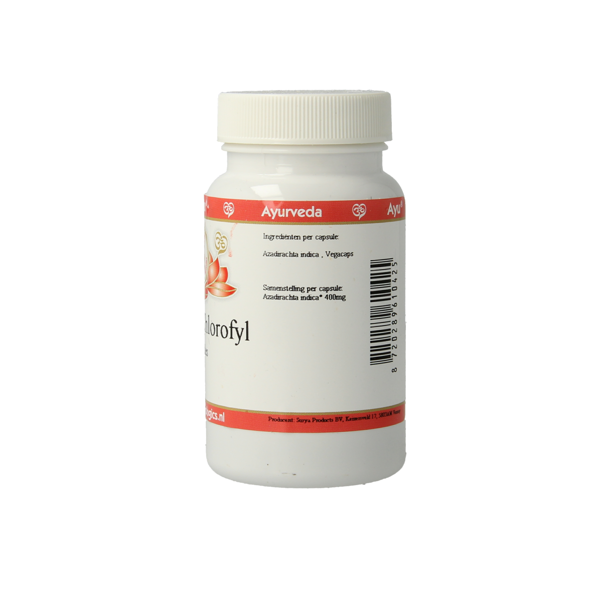 Ayurveda BR Ayu neem chlorofyl 60.00 Vegetarische capsules