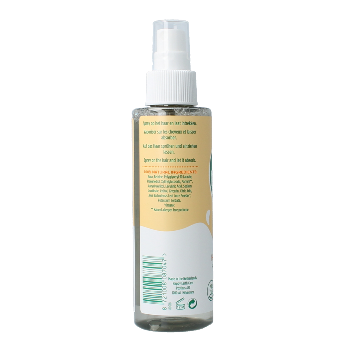 Happy Earth Hairlotion voor baby & kids 150.00 Milliliter