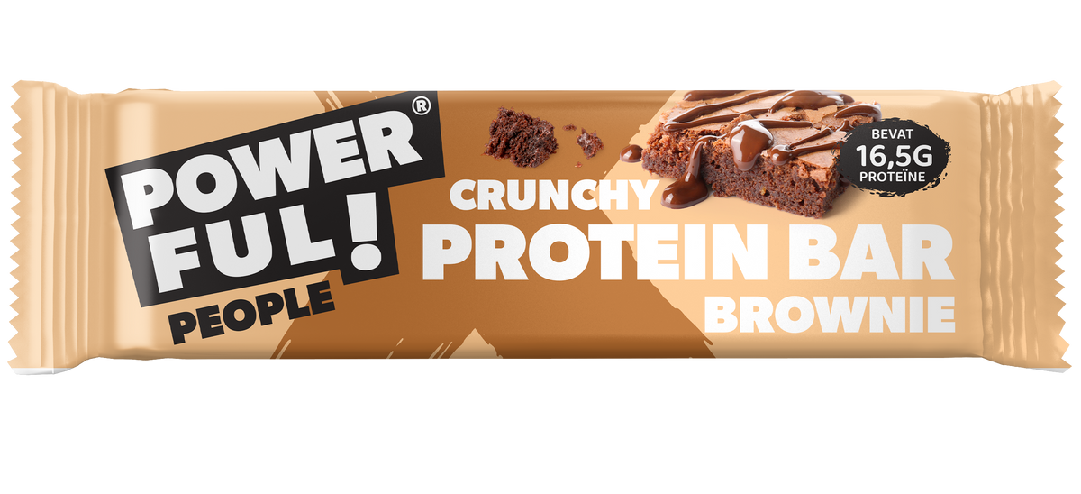 Powerful People Protein bar brownie 55.00 Gram