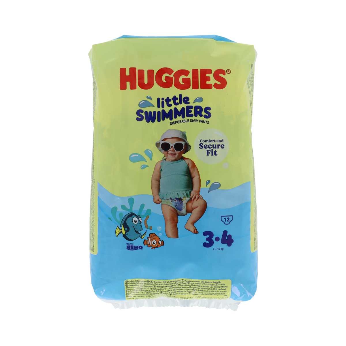 Huggies Little swimmers maat 3-4 7-15kg 12.00 Stuks