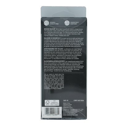 Tweezerman Brow razor 1.00 Stuks