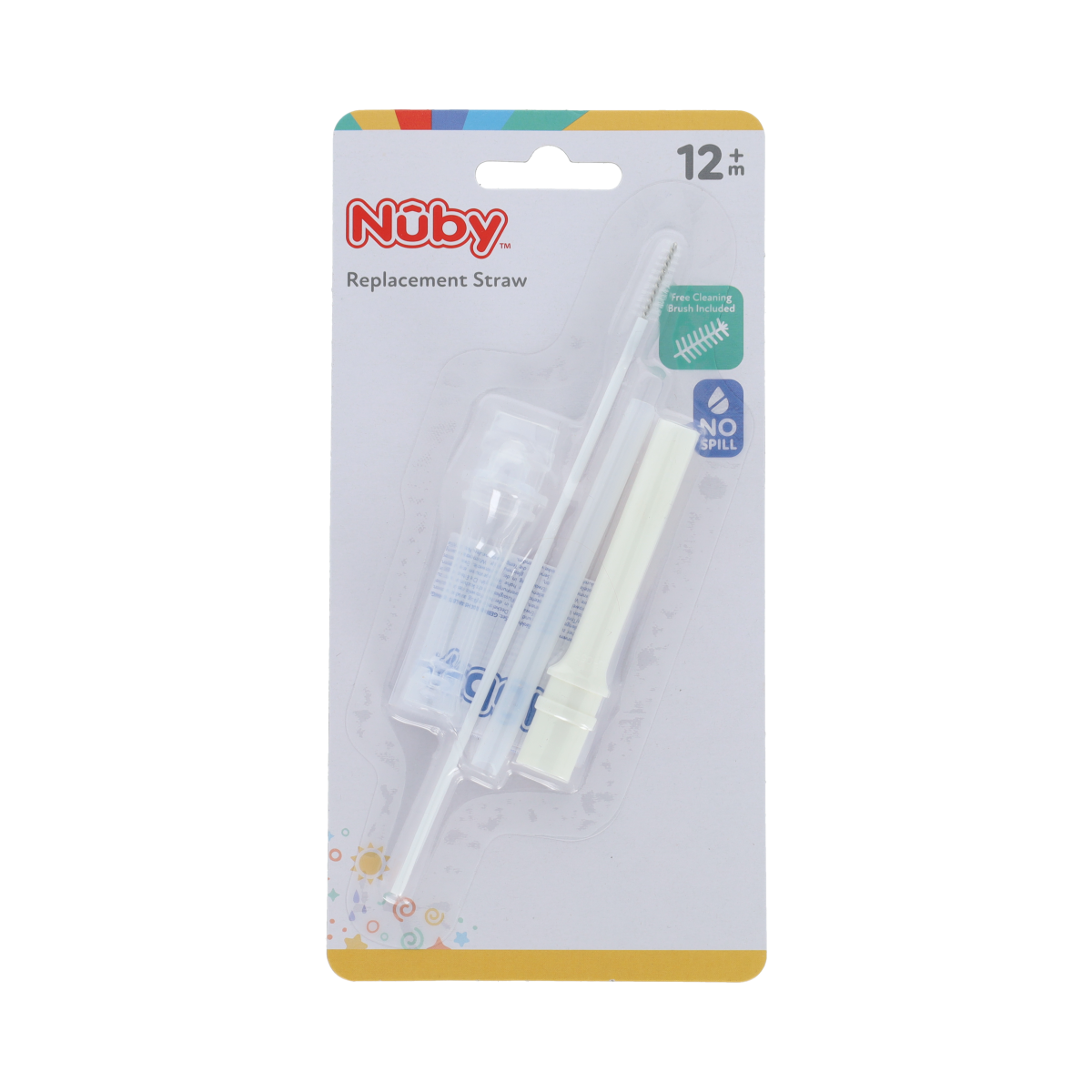 Nuby Vervangset met antilekrietje voor Flip-It 12+ maan 1.00 Stuks