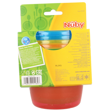 Nuby Snackkommetjes met deksel 300ml 6.00 Stuks