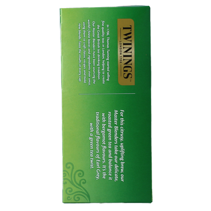 Twinings Green tea earl grey 25.00 Zakjes