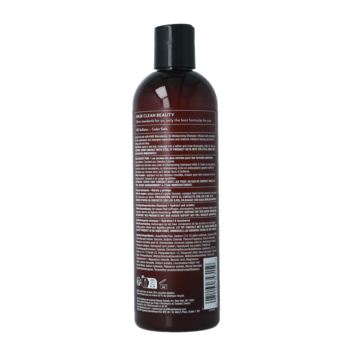 HASK Shampoo moisturizing macadamia oil 355.00 Milliliter