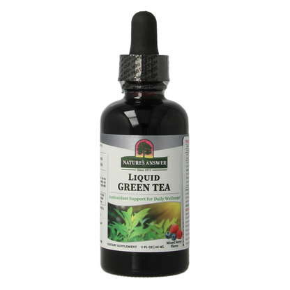 Natures Answer Groene thee extract alcoholvrij met 50% EGCG 60.00 Milliliter