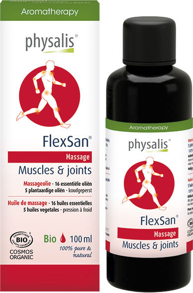 Physalis Massageolie flexsan bio 100.00 Milliliter