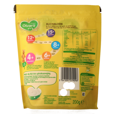 Olvarit Rijstebloem 4+ maanden 200.00 Gram