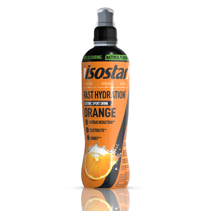 Isostar Fast hydration isotonic sport drink orange 500.00 Milliliter