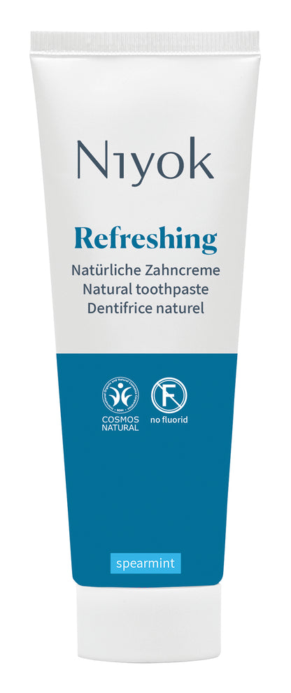 Niyok tandpasta refreshing spearmint 75.00 Milliliter