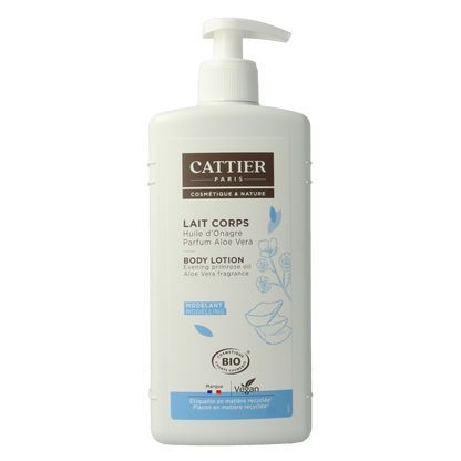 Cattier Bodylotion aloe vera/primrose 500.00 Milliliter