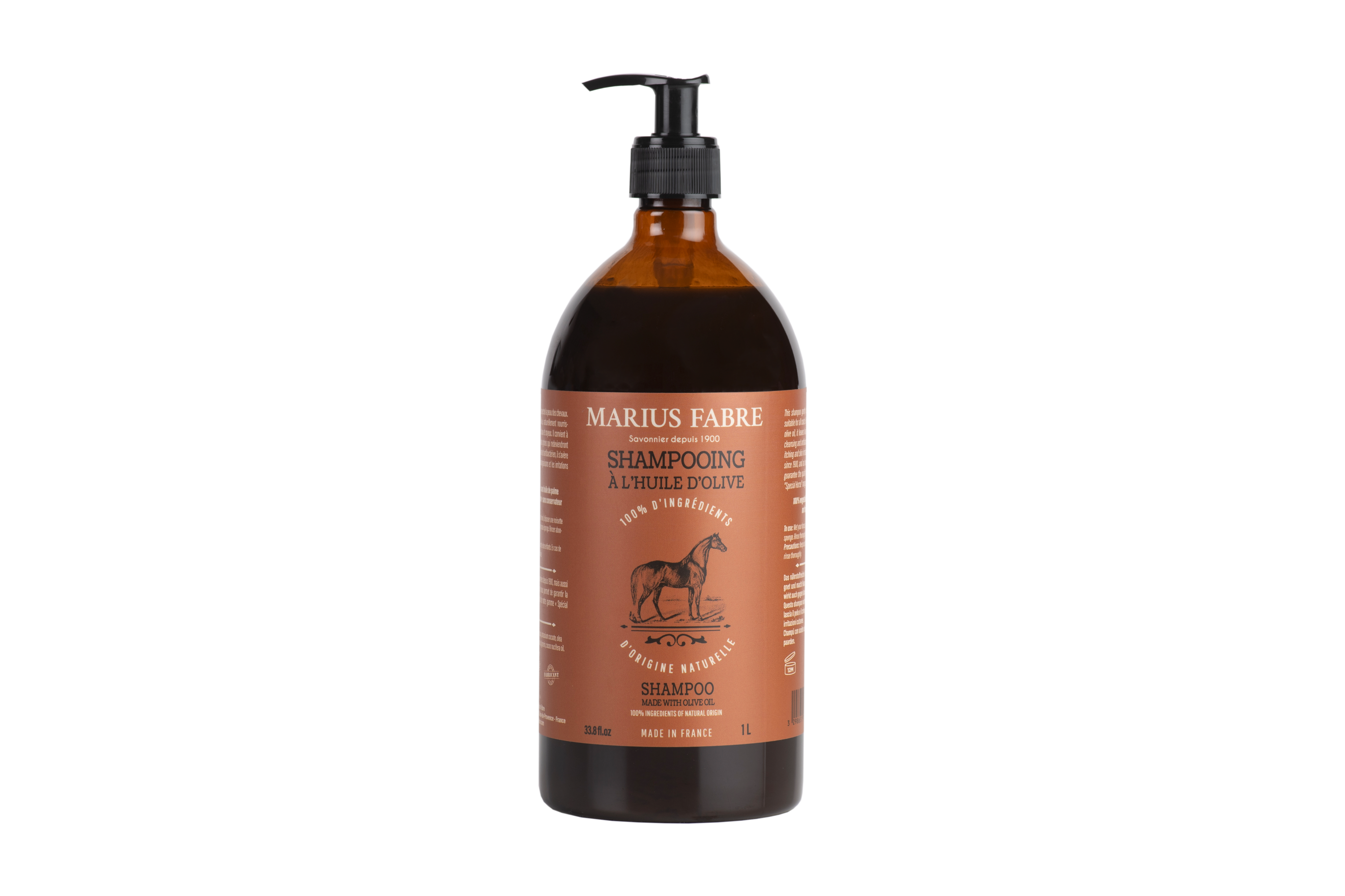 Marius Fabre Paarden shampoo olijfolie 1.00 Liter