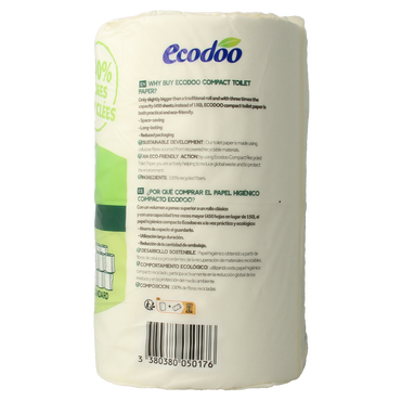 Ecodoo Toiletpapier compact ecologisch bio 4.00 Stuks