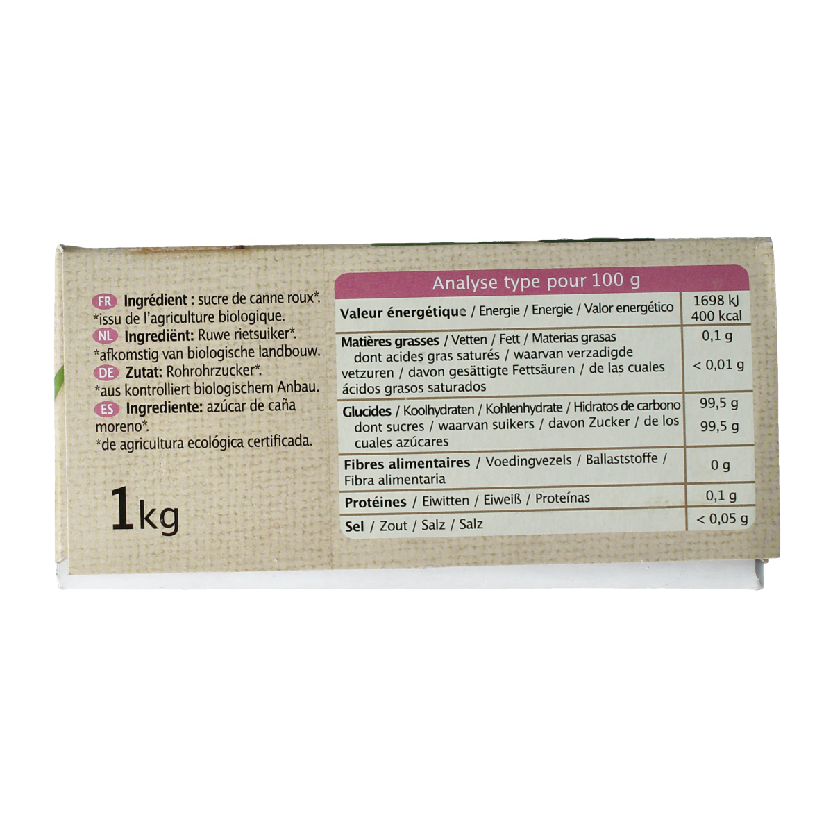 Primeal Bruine rietsuiker klontjes bio 1.00 Kilogram