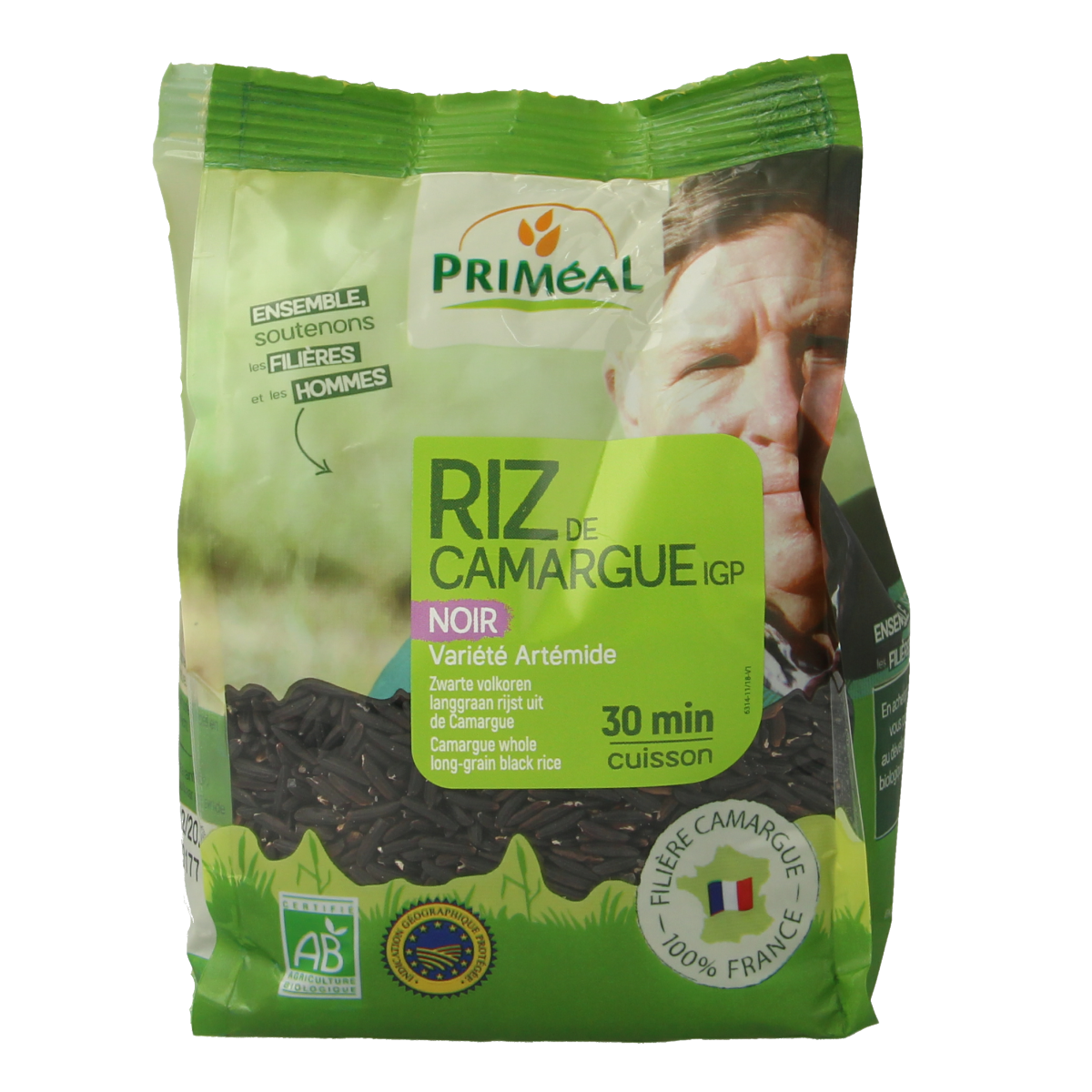 Primeal Zwarte volkoren langgraan camargue bio 250.00 Gram