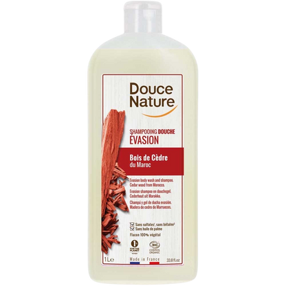 Douce Nature Douchegel & shampoo evasion met cederhout bio 1.00 Liter