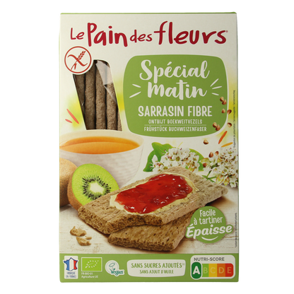 Pain Des Fleurs Special matin boekweit ontbijtcrackers bio 230.00 Gram