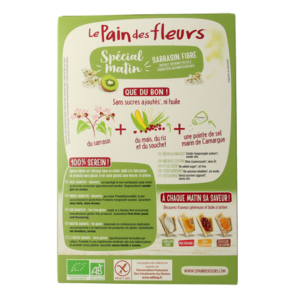 Pain Des Fleurs Special matin boekweit ontbijtcrackers bio 230.00 Gram