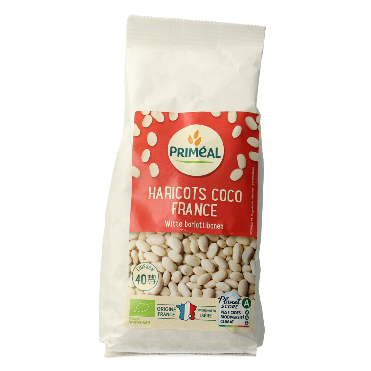 Primeal Kokosbonen uit Frankrijk bio 500.00 Gram