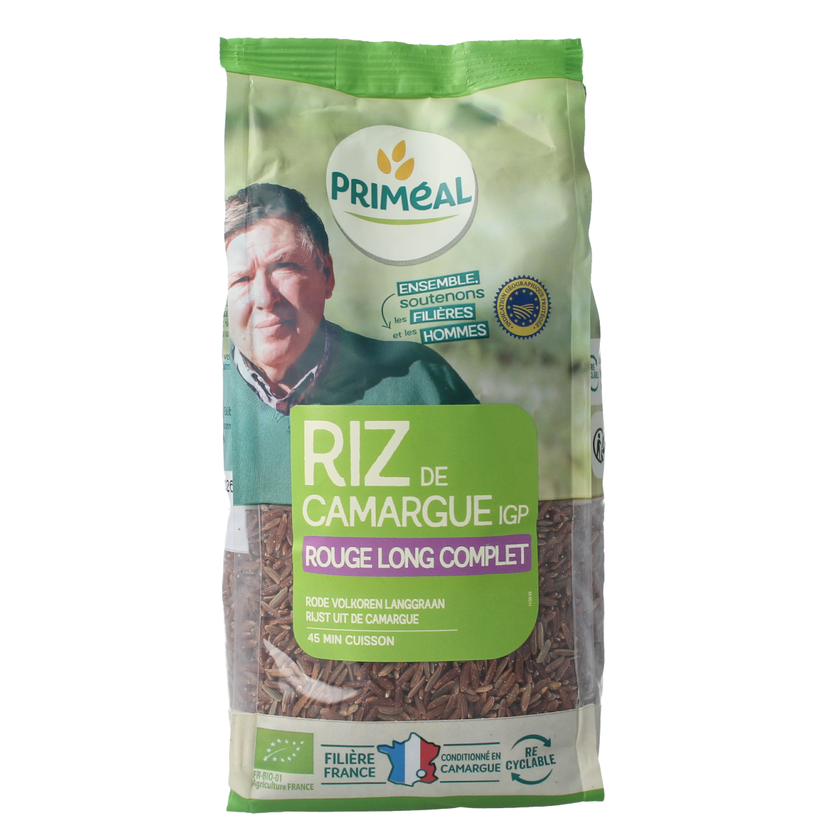 Primeal Rijst red camargue bio 500.00 Gram