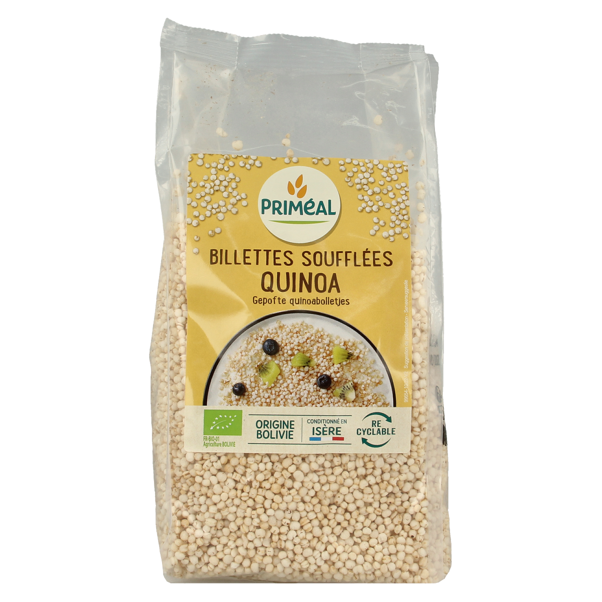 Primeal Gepofte quinoa bio 100.00 Gram
