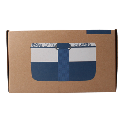 Yoko Lunchbox toile de joy blue 1200ml 1.00 Stuks